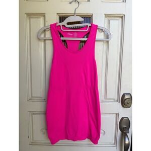 ZYIA Active Tank Top Racerback Hot Pink Athletic Workout Sleeveless Size Small‎